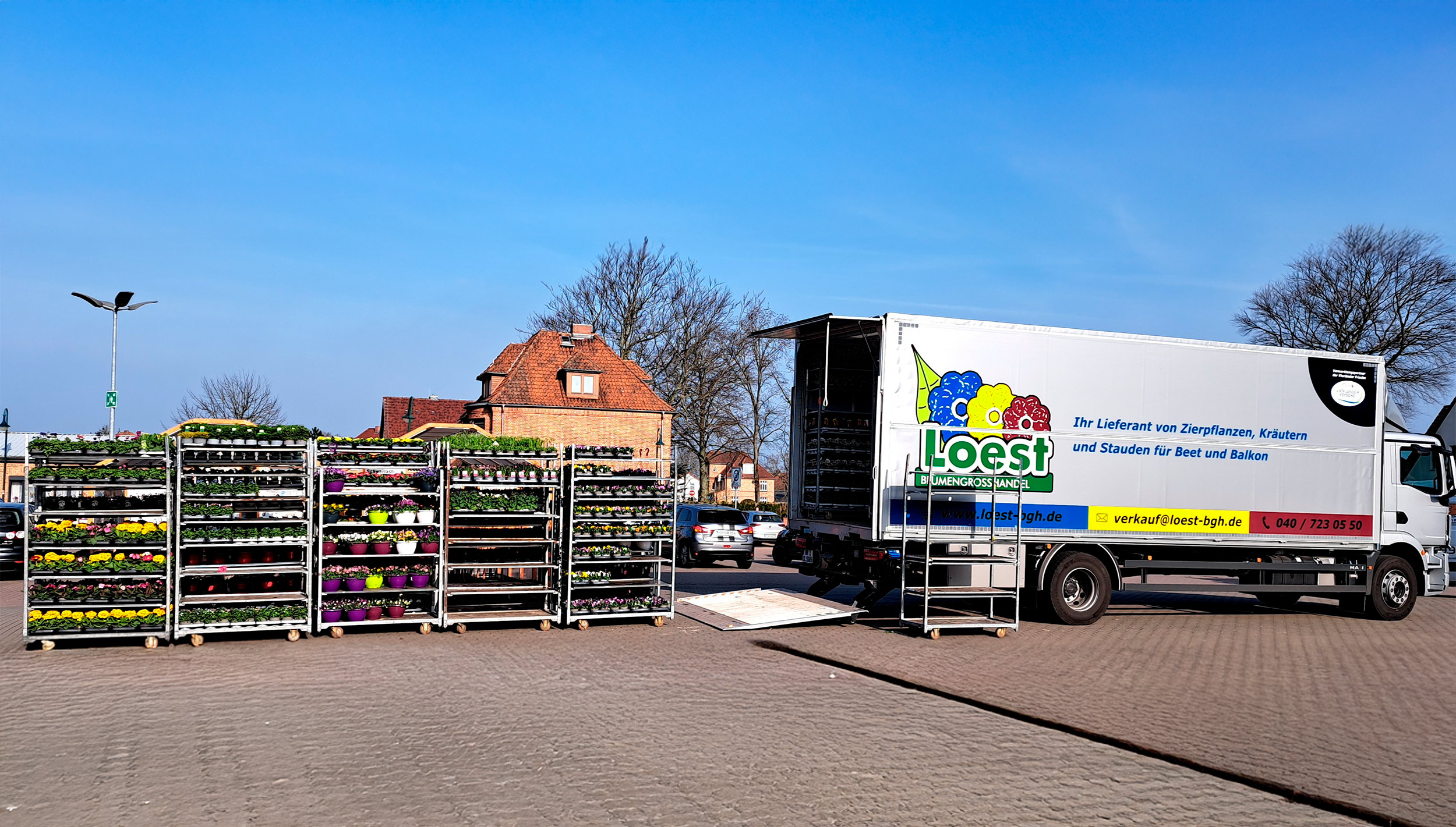 Blumen-LKW von Loest BGH