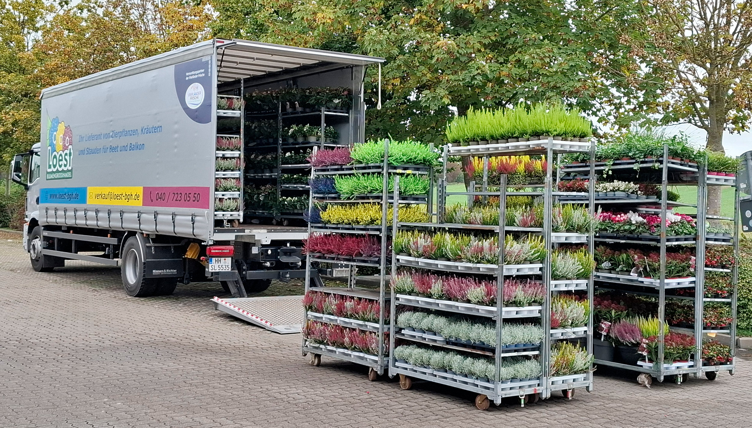 Blumen-LKW von Loest BGH